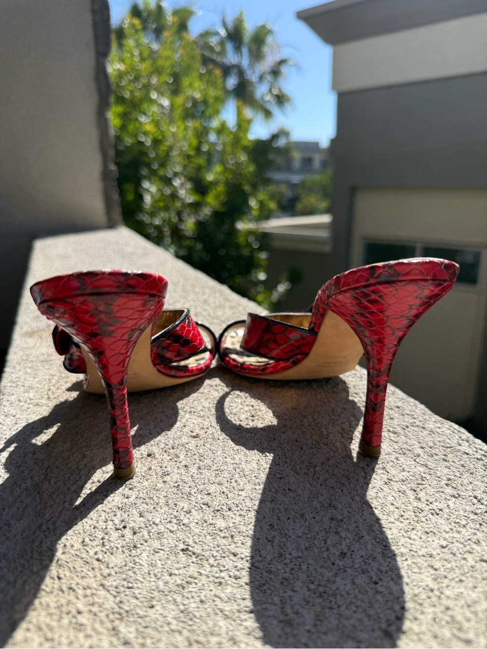 Roberto Cavalli vintage snakeskin mules - Picture 5 of 9